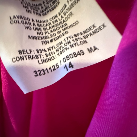 Trina Turk swimsuit. Size 14 - Picture 4 of 4